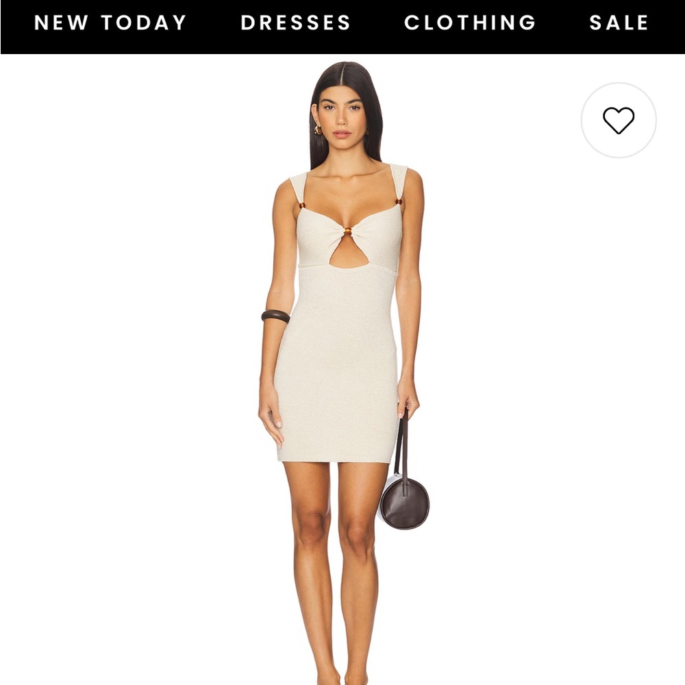 Mini beige dress revolve